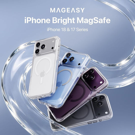 Husă Mageasy Bright M Magsafe Transparentă Nebula Iphone 18 Pro/17 Pro