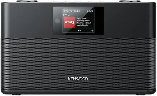 Kenwood 1402391 Επιτραπέζιο Ραδιόφωνο DAB+ με Bluetooth και USB Μαύρο