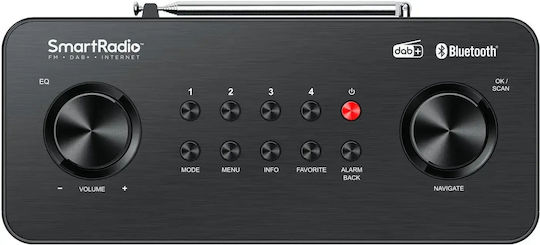 Kenwood 1402391 Επιτραπέζιο Ραδιόφωνο DAB+ με Bluetooth και USB Μαύρο
