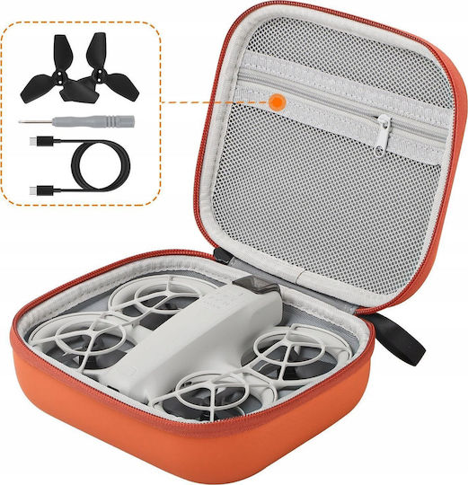 Sunnylife Husă De Transport Neagră Din Material Textil Pentru DJI Neo 17.5x6.7x15.6cm