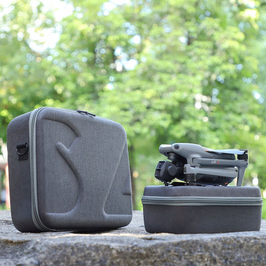 Sunnylife Куфарче За Пренасяне Сиво Текстилно За DJI Air 3S / Air 3 17.5x6.7x15.6см