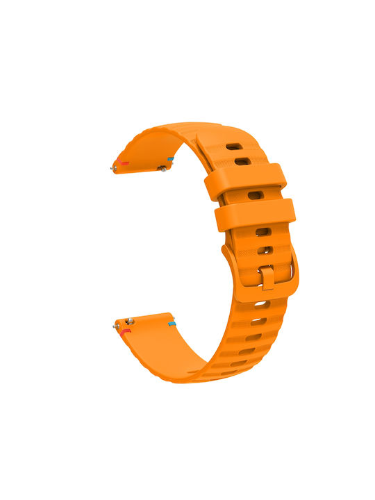 Garmin Vivoactive 5 Silicone Embossed Wave Style 20mm Yellow