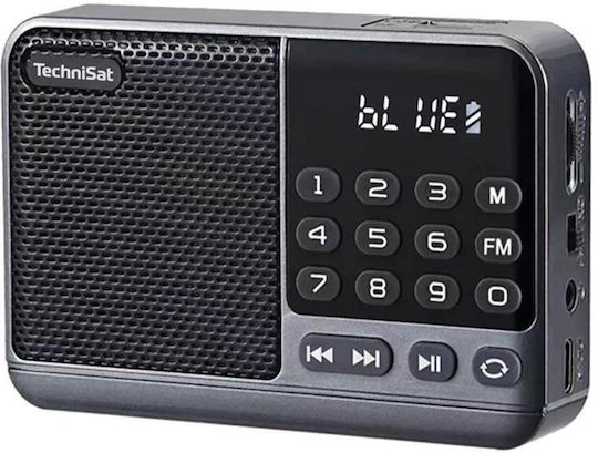 Technisat Портативно Радио на Батерии с Bluetooth и USB Черен