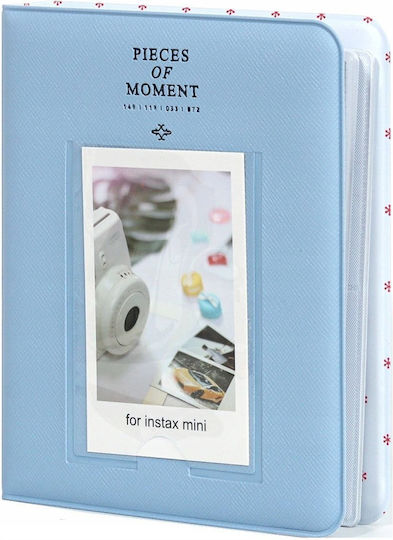 Loveinstant Mini Photo Album for 64 Blue Photos