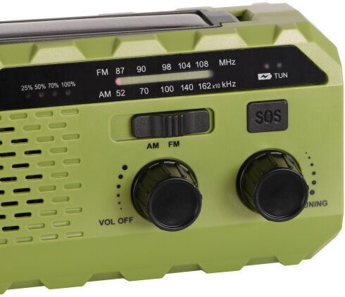 Adler AD 1197 Radio Portabil Solar Verde