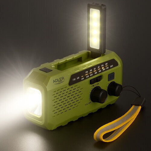 Adler AD 1197 Radio Portabil Solar Verde