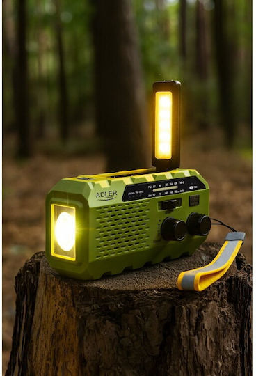 Adler AD 1197 Radio Portabil Solar Verde