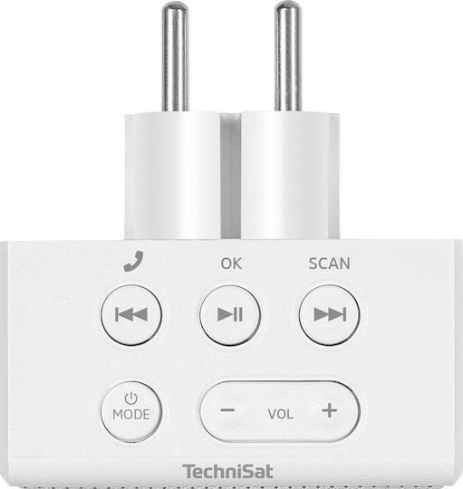 Technisat Επιτραπέζιο Ραδιόφωνο με Bluetooth Λευκό