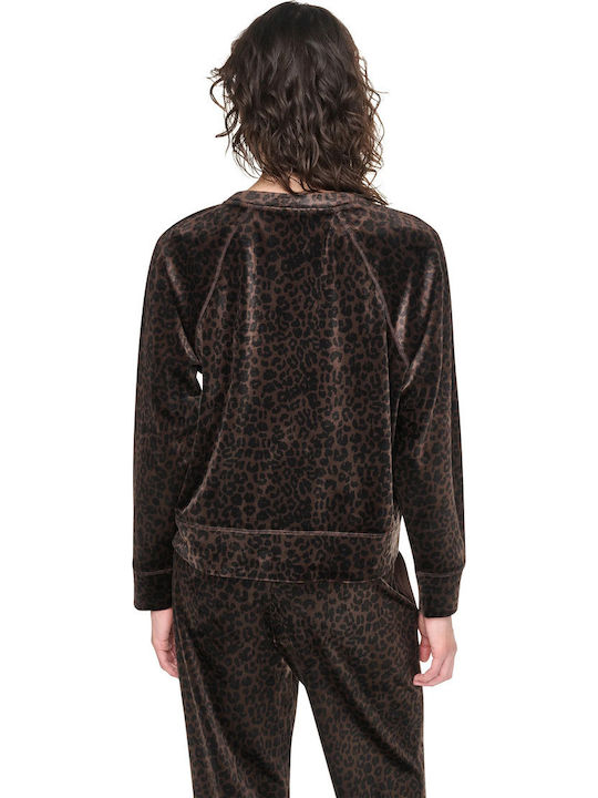 Damen Sweatshirt Braun