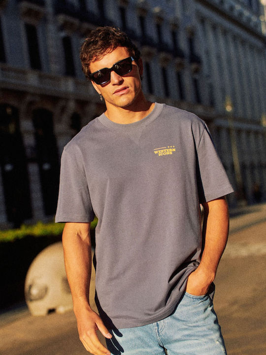 Amr T-shirt Μπλε