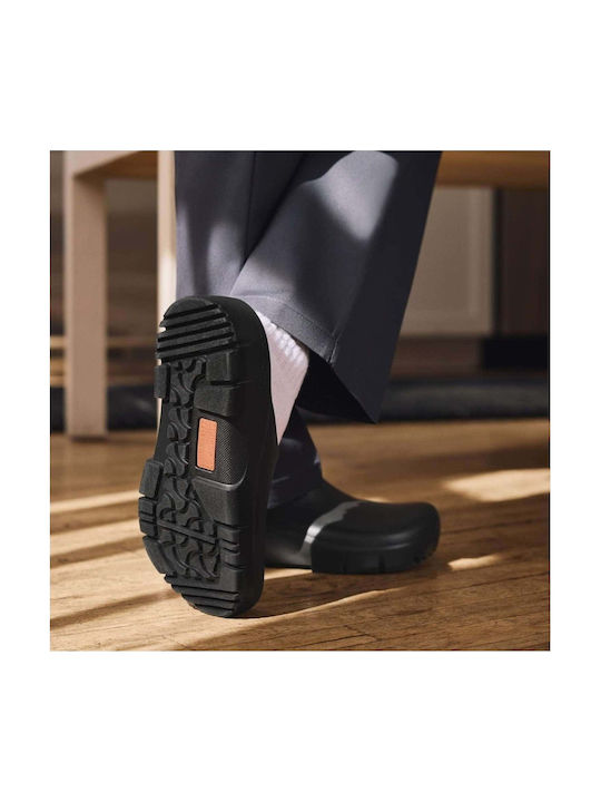 Birkenstock Super Birki Ανατομικά Σαμπό Μαύρα