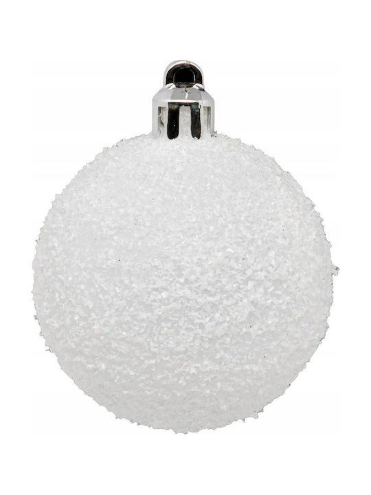 Set Weihnachtsbaumschmuck Bäumchen Kunststoff Silber 5cm 5Stücke (Verschiedene Designs)