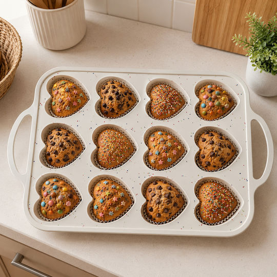 Dodo's Land Bakeware Tin From Silicone 12 Sockets