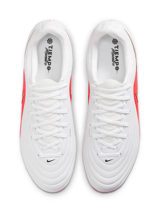 Nike Tiempo Football Shoes with Cleats White