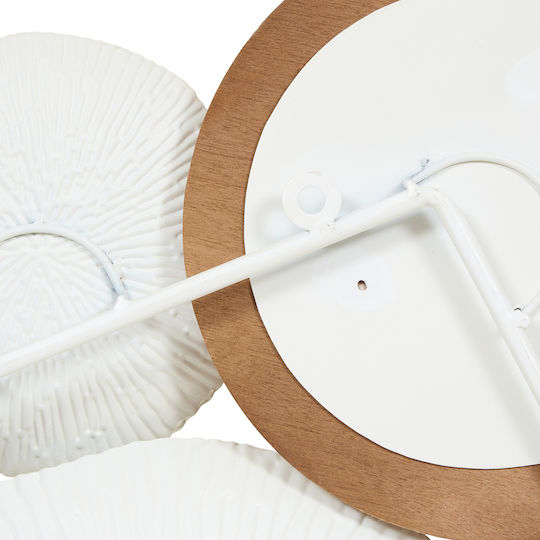 3D Διακοσμητικό Γεωμετρικό Στοιχείο A-s Talie Λευκό από Μέταλλο