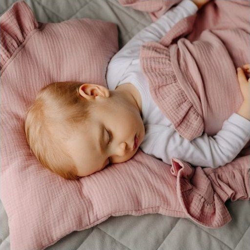 Pulp Pulp Babydecke Kinderbett Baumwoll Rosa 90x120cm