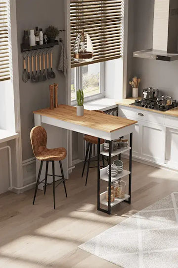 Bar-Tisch Eiche 120x50x110cm