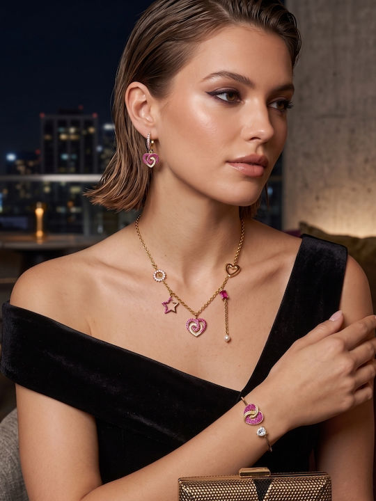 Loisir Dolley Schmuckset mit Halskette & Armband aus Roségold Vergoldet mit Steinen und Perlen Loisir Dolley Schmuckset mit Halskette & Armband aus Roségold Vergoldet mit Steinen und Perlen
