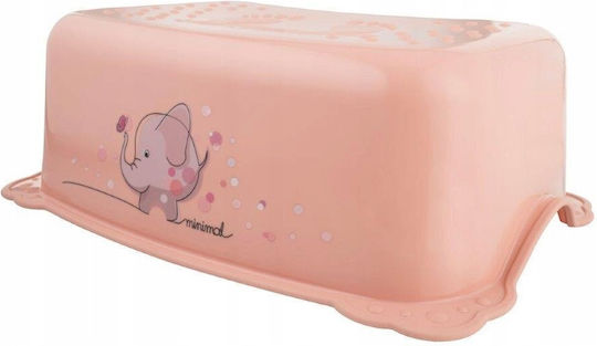 Kunststoff Fußhocker Pfirsich Rosa