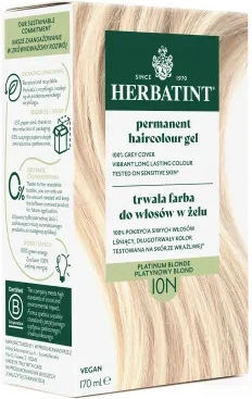 Herbatint Боя за коса 10n Платинено русо