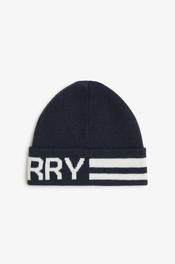Beanie Men's Knitted Beanie in Blue Colour