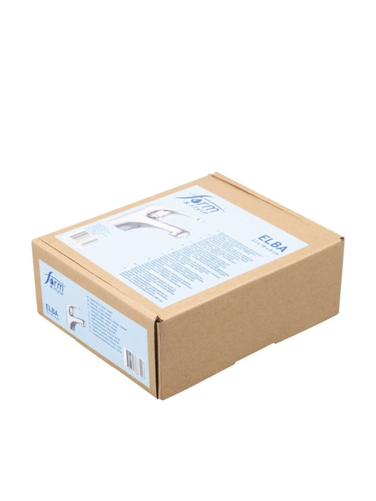 Form&Style Elba Baterie Amestecare pentru Chiuvetă Argintie