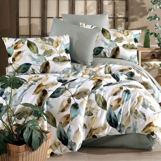Darymex Cotton Duvet Cover Set 160x200cm Single With Pillowcase White