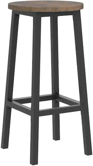 Taburete Bar Metalic Wood 2 Buc 32x32x64cm