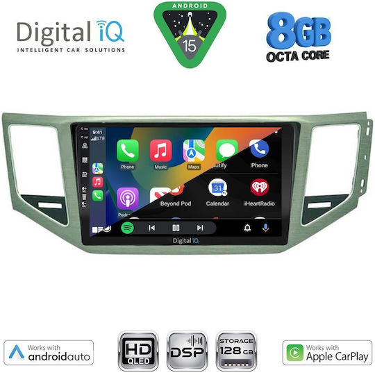 Digital IQ Автомобилна Аудио Система за Mercedes-Benz SL Volkswagen Golf Sportsvan 2014-2021 с Clima (Bluetooth/USB/Wi-Fi/GPS/Apple CarPlay/Android Auto) с Touch Screen 10"