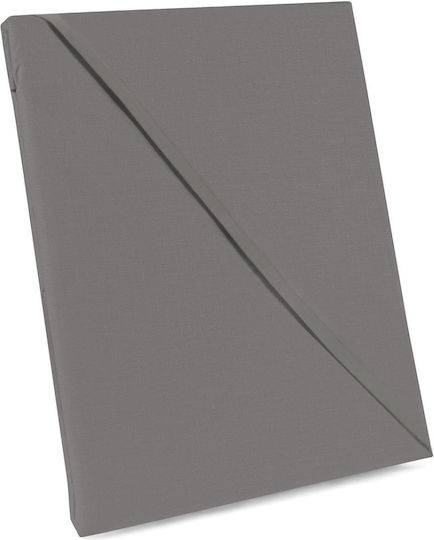 Darymex Double Bed Sheet With Rubber Hugger 160x220cm Grey