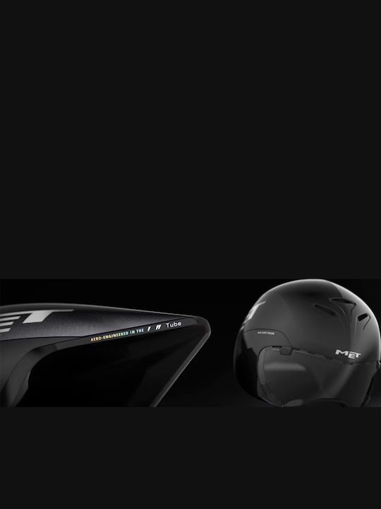 Met Drone Ii Time Trial Helmet Color Black Size M