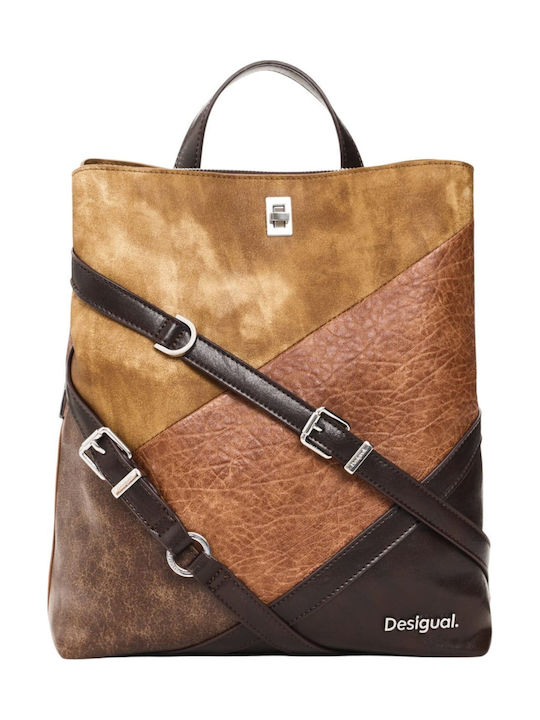 Sumy Knitted Women's Brown Backpack