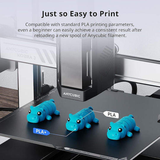 Anycubic PLA+ 3D Printer Filament 1.75mm Ideal Usage 1kg