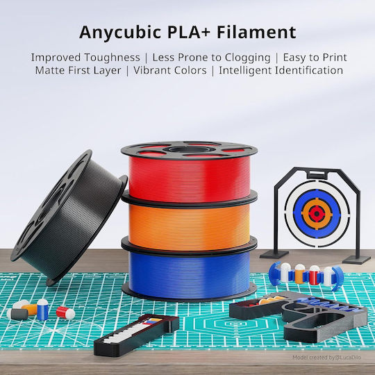 Anycubic PLA+ 3D Printer Filament 1.75mm Ideal Usage 1kg