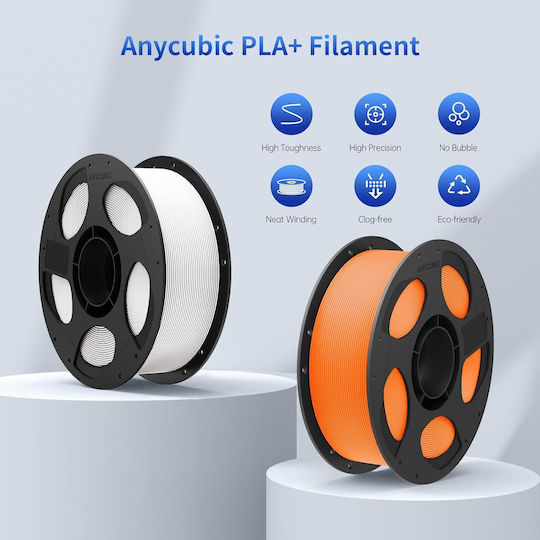 Anycubic Filament pentru imprimante 3D PLA+ 1.75mm Utilizare Ideală 1kg