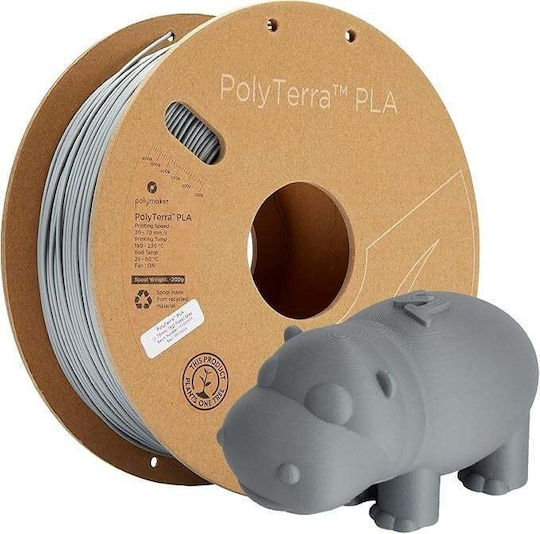 Filament PLA Pentru Imprimantă 3D 1.75mm Gri 1kg