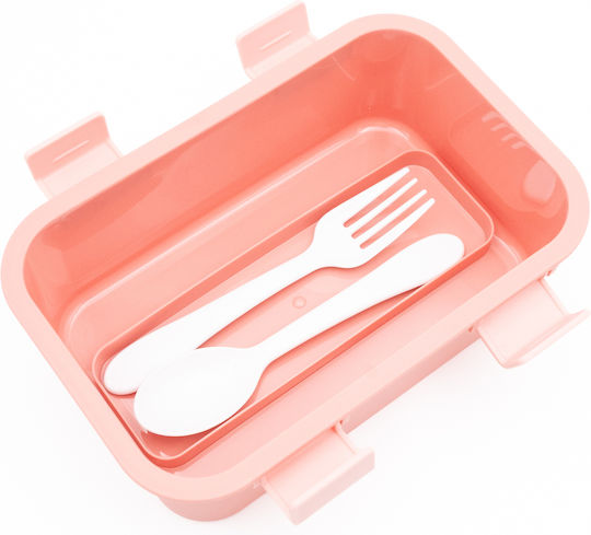 Sidirela Happy Garden Edelstahl Kinderlebensmittelbehälter Abendessen-Set 0.5Liter Thermisch Rosa