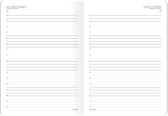 The Writing Fields Softline Дневен Дневник A4 2027 Син 21x29см
