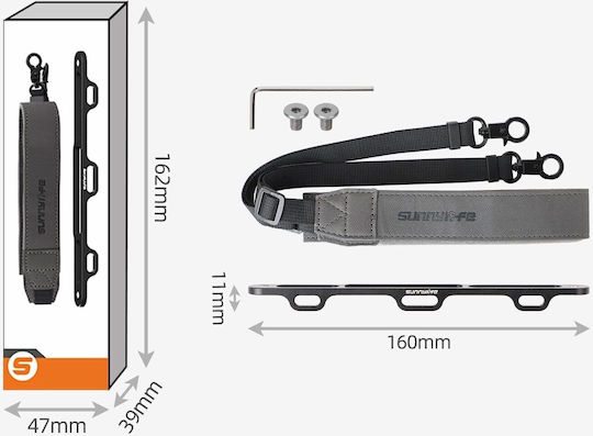 Straps Handle Neck Shoulder Mount Dji Rc Pro 2 Gs013-h Drone Remote Controller