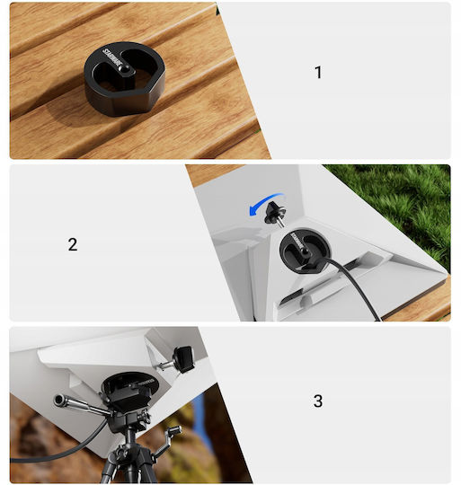 Sunnylife Tripod Base Adapter 1/4" 3/8" Thread Starlink Mini M62