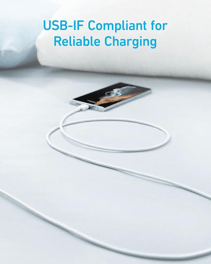 Anker Cable USB-C male - USB-A Μαύρο 0.9m A81H5H11