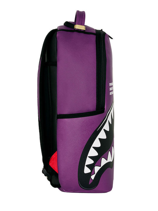 Sprayground Shark Central School Backpack Junior High - High School Shark Central Bubbly Purple