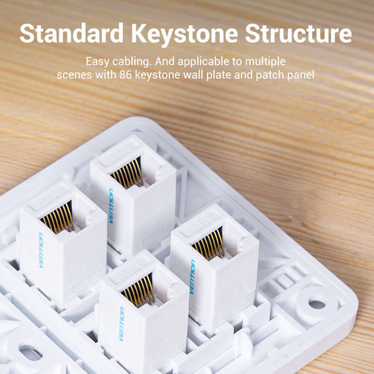 Vention Keystone IPGW0 RJ45 1τμχ