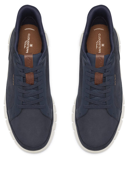 Herren Sneakers Marineblau Nubuk
