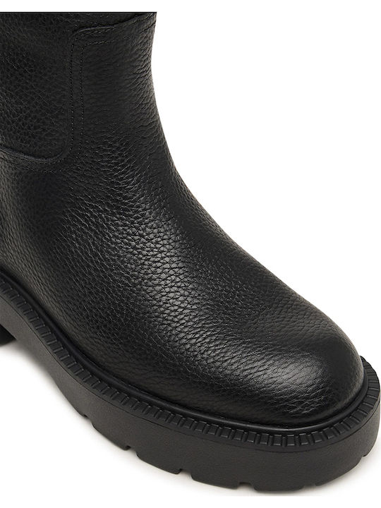 Leather Women's Boots Black