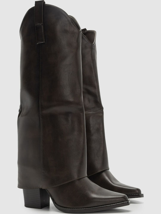 Damenstiefel Braun