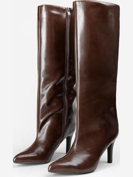 Damenstiefel mit Hohem Absatz Braune
