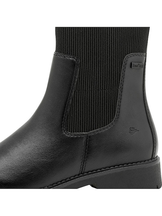 Leather Women's Ankle Boots Black