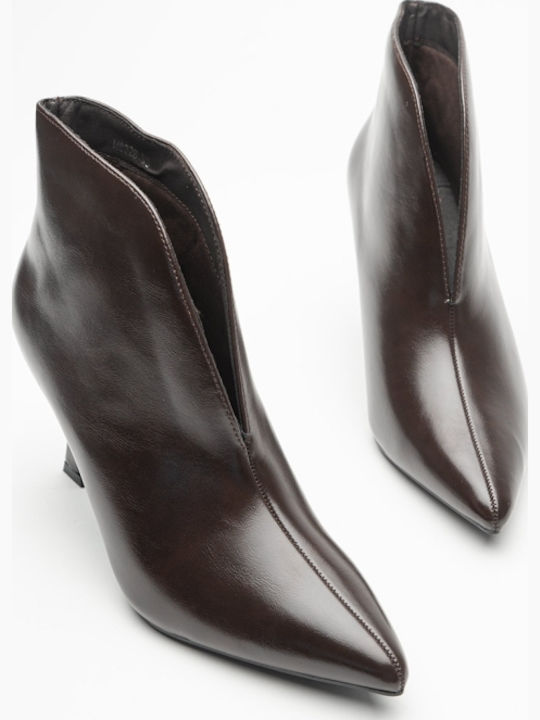 Damen Stiefeletten Braun