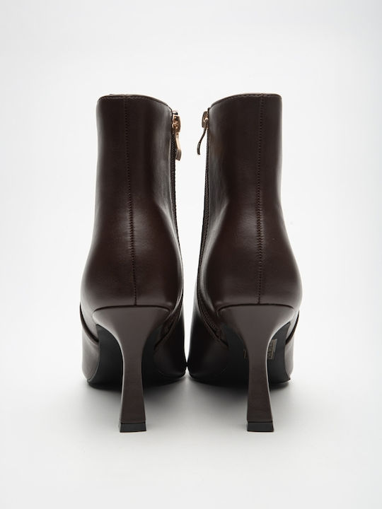 Damen Stiefeletten Braun